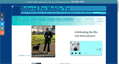 Desktop Screenshot of belovedpetmobilevet.com